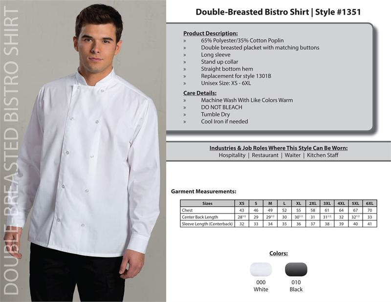 Edwards Long Sleeve Server Coat