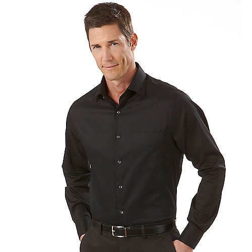 Van Heusen Dress Shirts Mens Sateen Long Sleeve Dress Shirts