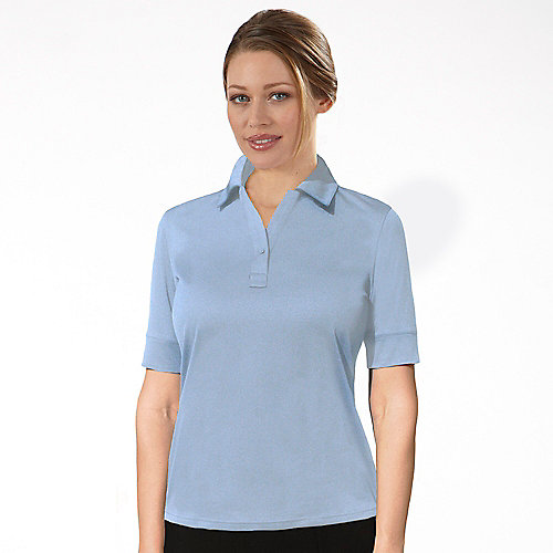 IZOD Polo Shirts 13Z0117 Izod Performance Polyester Womens Solid Jersey Polo Shirts