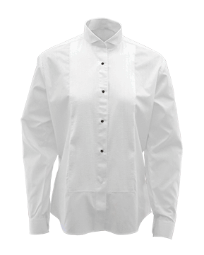 Martino Collection By Henry Segal Woman White Long Sleeve Tuxedo Shirt Size 14 