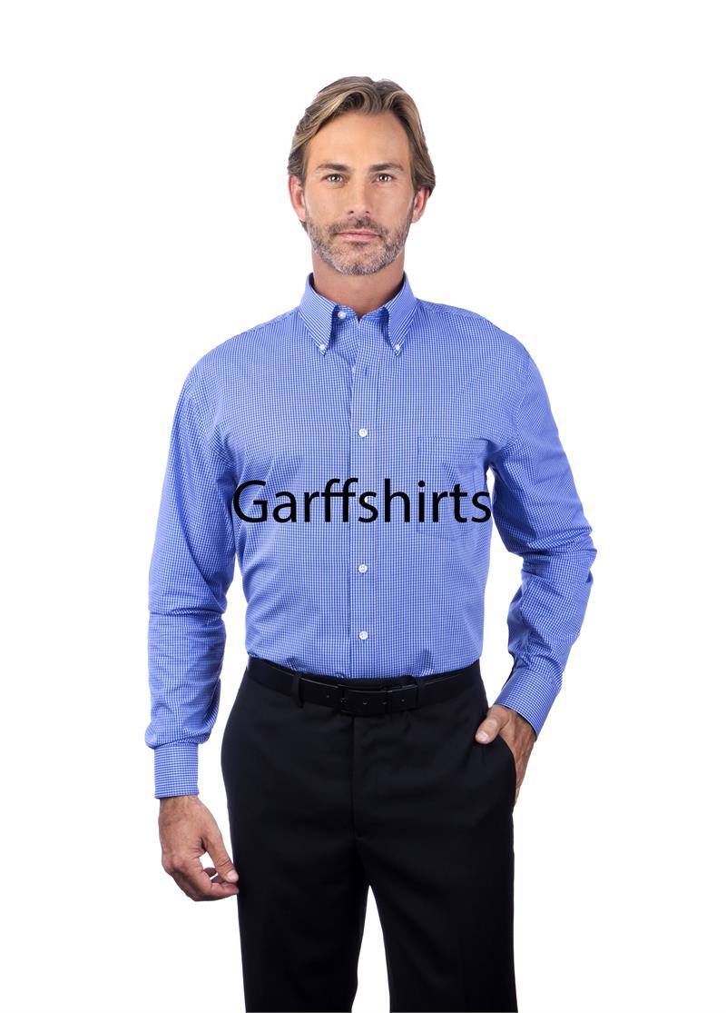 Mens Van Heusen Coolest Comfort Checker Long Sleeve Dress Shirts 13V0410