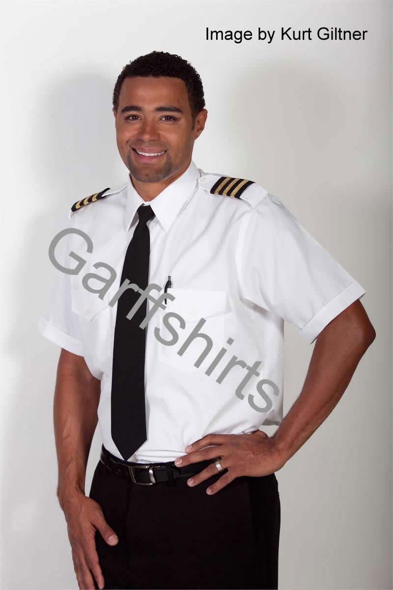 Van Heusen Mens Pilot Shirt White 17 Short Sleeve