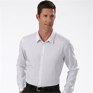 White w Black Stripe 13CK020 Calvin Klein Fitted Pinstripe Dress Shirts White w Black Stripe 13CK020 Calvin Klein Fitted Pinstripe Dress Shirts