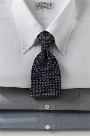 Mens Eagle 13V0123 Non Iron 100% Cotton Pinpoint Oxford Dress Shirts Mens Eagle 13V0123 Non Iron 100% Cotton Pinpoint Oxford Dress Shirts