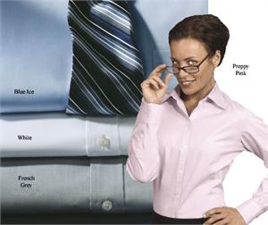 Womens-Ladies Eagle Non Iron 100% Cotton Pinpoint Oxford Dress Shirts Womens-Ladies Eagle Non Iron 100% Cotton Pinpoint Oxford Dress Shirts