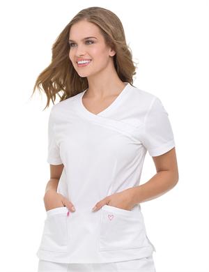Landau 4031 Landau 4031 Twill Crossover Scrubs Top Landau 4031 Landau 4031 Twill Crossover Scrubs Top