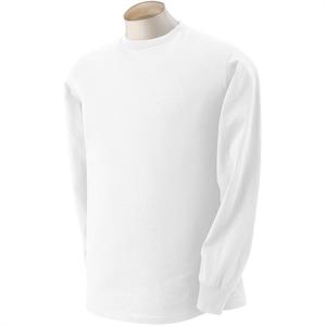 4930 Fruit of the Loom LS White T-Shirt 4930 - 5 oz 100% Heavy Cotton HD 4930 Fruit of the Loom LS White T-Shirt 4930 - 5 oz 100% Heavy Cotton HD
