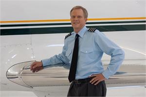 BLUE The Aviator LONG SLEEVE Pilot Uniform Shirts - Photo by Kurt Giltner