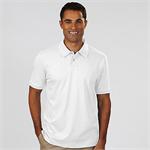 White - 13CK001 Calvin Klein Mens Liquid Cotton Solid Polo Shirts