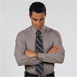 Linen - Calvin Klein Micro Herringbone Mens Dress Shirts