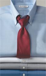 Van Heusen 13V0143 Alpha Sized MEN's Non-Iron Cotton Pinpoint Dress Shirts