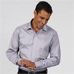 Silver - Van Heusen Mens Royal Pique Long Sleeve Dress Shirts