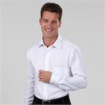 White - Van Heusen Mens Royal Pique Long Sleeve Dress Shirts