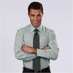 Light Sage - Van Heusen Mens End on End Long Sleeve Dress Shirts