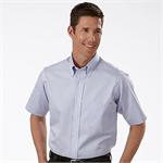 Blue Berry - 13V0206 Van Heusen Mens Pinpoint Short Sleeve Tall Dress Shirt