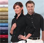 Van Heusen 13V0527 LADIES-WOMENS 3/4 length Dress Twill Dress Shirts