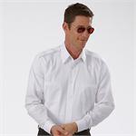 Eagle Hem Pocket Pilot Shirts - Long Sleeve Pilot Uniform Shirts