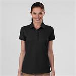 Black - 13Z0082 IZOD Ladies - Womens Pima Cool Knit Performance Polo Shirts