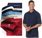 IZOD 13Z0097 Men's Tipped Raglan Pima Cool Polo Shirt