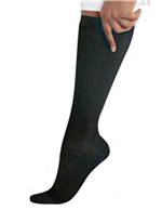14317 - BLACK Landau Knee High Compression Socks - 1 PR