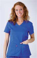 Landau 4031 Landau 4031 Twill Crossover Scrubs Top
