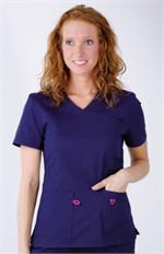 Landau 4031 Landau 4031 Twill Crossover Scrubs Top