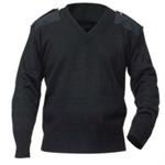 Commando Uniform Sweater with velcro epaulet flaps.