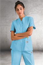 Landau Scrub Zone 70223 ScrubZone 70223 Snap Front Tunic - Azure