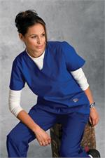 70224 Landau ScrubZone Faux Wrap Tunic