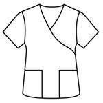 Landau Scrub Zone 70224 ScrubZone 70224 Faux Wrap Tunic