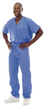 7502 Ceil Blue Landau Unisex Scrub Tops