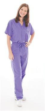 7502 WISTERIA PURPLE Landau Unisex Scrub Tops
