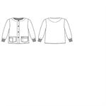 7525 Landau Crew Neck Warm-Up Jacket