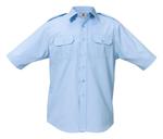 Blue Short Sleeve Aviator Pilot Uniform Shirts