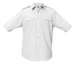 White Short Sleeve Aviator Pilot Uniform Shirts