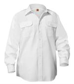 White Long Sleeve Pilot Shirts - Aviator Pilot Uniform Shirts - A+ by SAI