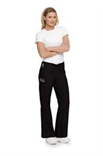 Landau Scrubs 8355 Landau 8355 Flare Cargo Womens Scrub Pants - Black