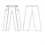 Landau Scrubs 8369 Landau 8369 Flat Front Womens Scrubs Pants