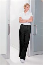 Landau Scrubs 8385 Landau 8385 Womens 50-50 Cargo Pants Scrubs - Black