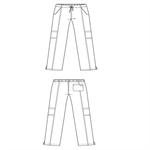 Landau Scrubs 8385 Landau 8385 Womens 50-50 Cargo Pants Scrubs
