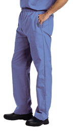 Landau Scrubs 8550 Landau 8550 Mens Elastic Waist Pants - Ceil Blue