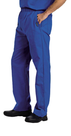 Landau Scrubs 8550 Landau 8550 Mens Elastic Waist Pants - Royal Blue