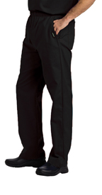 Landau Scrubs 8550 Landau 8550 Mens Elastic Waist Pants - Black