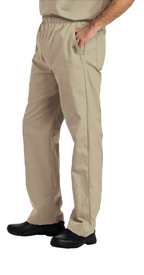 Landau Scrubs 8550 Landau 8550 Mens Elastic Waist Pants - Sandstone