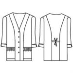 8714 Landau Cardigan Lab Jacket