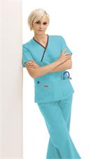 Urbane 9534 Urbane 9534 Double Pocket Crossover Top