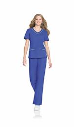 Landau 8109 Landau 8109 Rounded V-Neck Tunic