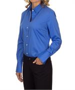 Blue Wave 13CK030 Calvin Klein Womens Non Iron Dobby Dress Shirts